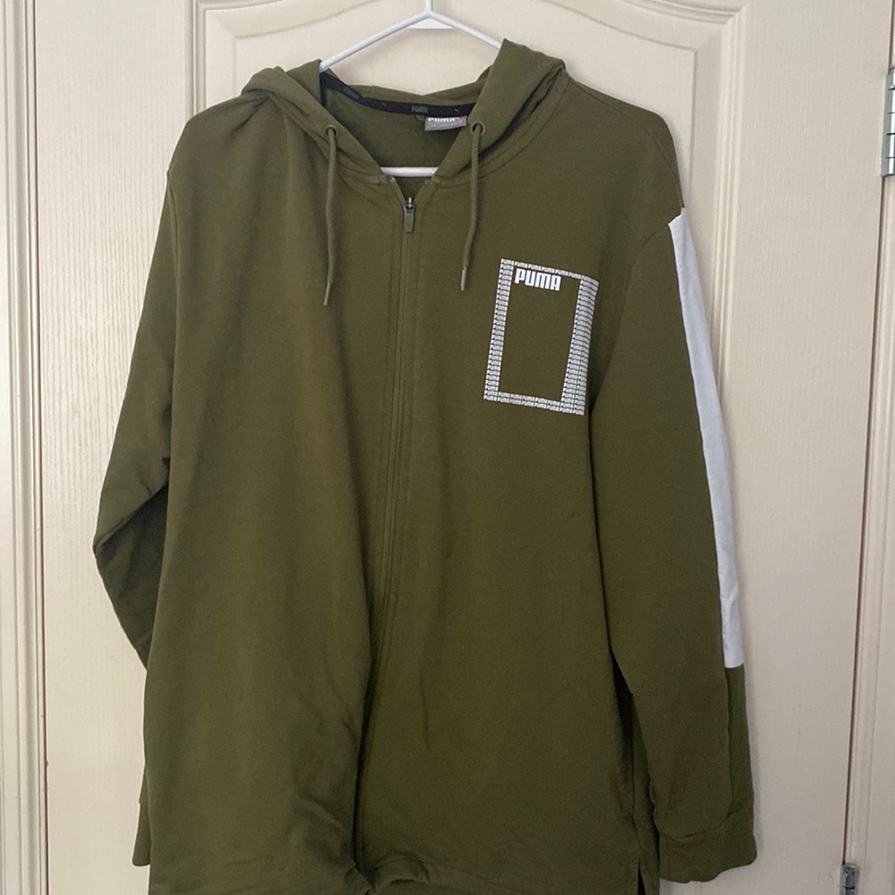 PUMA Classics Men's Logo Hoodie Zip-up